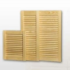 AHŞAP PANJUR KAPAK NATUREL 38x152cm
