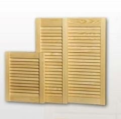 AHŞAP PANJUR KAPAK NATUREL 38x46cm