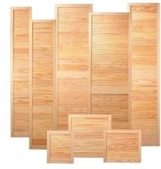 AHŞAP PANJUR KAPAK NATUREL 38x91cm