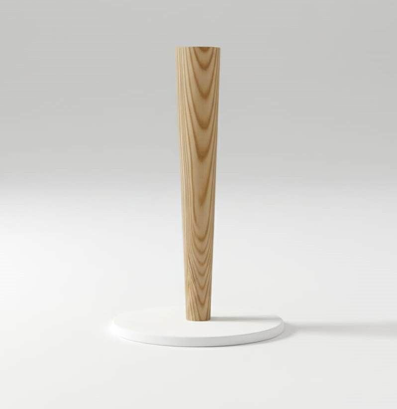 10026- ÇAM  10 LUK AHŞAP KONİK AYAK-75-80CM