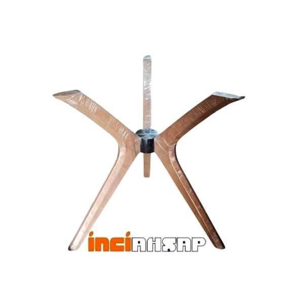 43443 AHŞAP KELEBEK AYAK TEKLİ -73CM