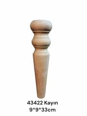 43422 KAYIN TORNALI SEHPA AYAĞI            ( 9*9*33 CM)
