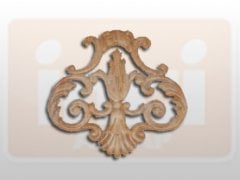 810050 AHŞAP APLİK 21x21 cm