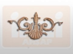 810080 AHŞAP APLİK 38x19cm