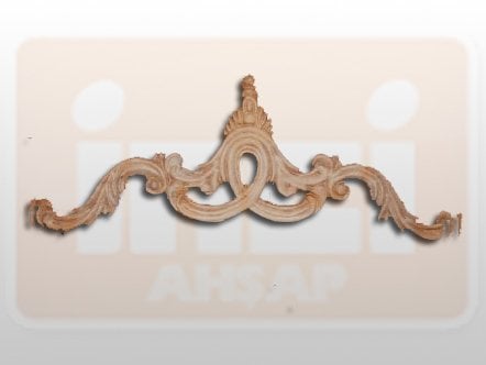 810090 AHŞAP APLİK 39x14cm