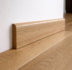 41036-SÜPÜRGELİK MEŞE AHŞAP KAPLAMALI   80mm*12mm