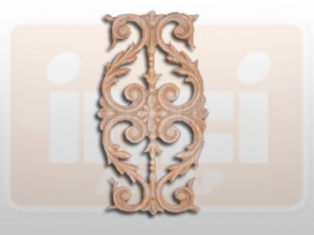 810100 AHŞAP APLİK 26x14.5cm