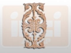 810100 AHŞAP APLİK 26x14.5cm