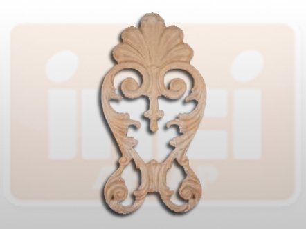 810150 AHŞAP APLİK 34x18cm