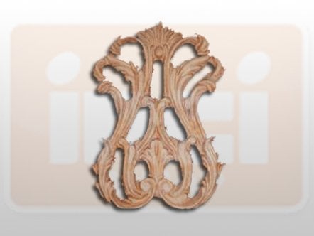 810200 AHŞAP APLİK 19x13cm