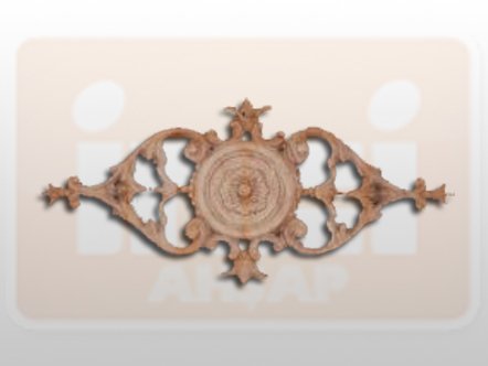 810230 AHŞAP APLİK 27x13cm