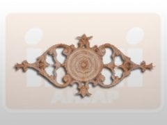 810230 AHŞAP APLİK 27x13cm