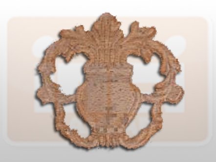 810250 AHŞAP APLİK 16x16cm