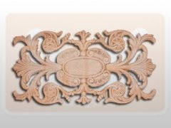 810410 AHŞAP APLİK 41x22cm