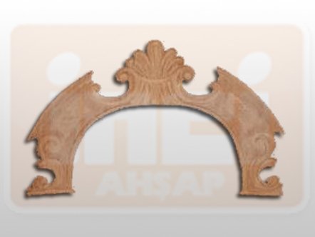 810430 AHŞAP APLİK 38x23.5cm