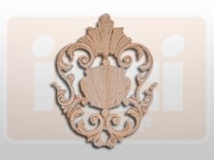 810460 AHŞAP APLİK 27x22cm