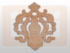 810510 AHŞAP APLİK 27x23cm