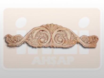 810620 AHŞAP APLİK 25x7cm