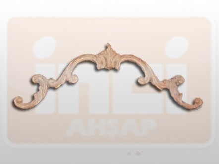 810660 AHŞAP APLİK 27x8.5cm