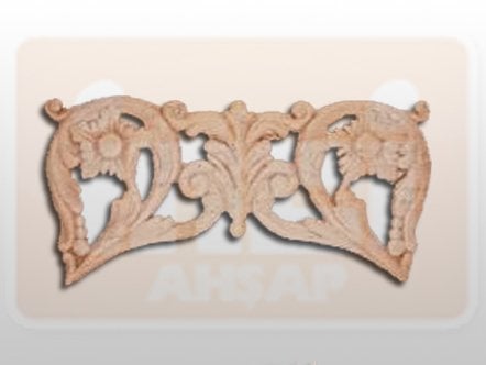 810700 AHŞAP APLİK 24.5x13.5cm