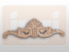 810780 AHŞAP APLİK 20x6.5cm