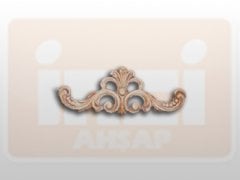 810860 AHŞAP APLİK 22x8cm