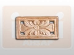 810870 AHŞAP APLİK 11x6cm