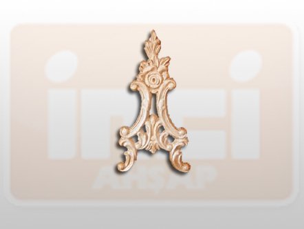 810880 AHŞAP APLİK 18x9.5cm