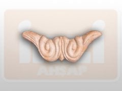 810920 AHŞAP APLİK 11.5x4.5cm