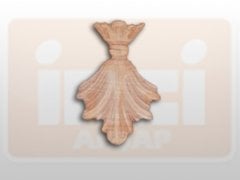 810940 AHŞAP APLİK 17x13cm