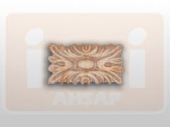 811000 AHŞAP APLİK 9.5x5cm