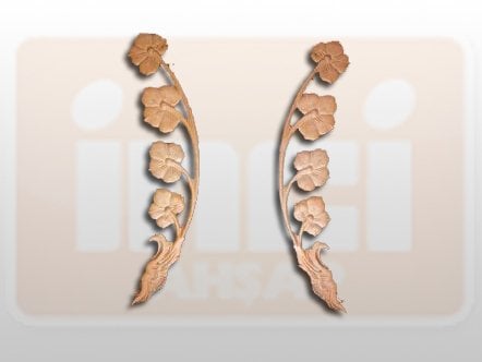 811080 AHŞAP APLİK 42x12cm