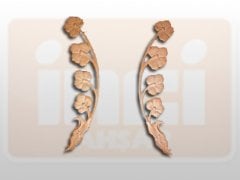 811080 AHŞAP APLİK 42x12cm