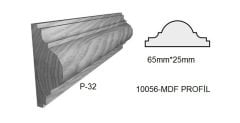 10056-DEKORATİF ÇITA MDF-64mm x 24mm x 2800mm