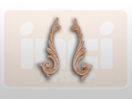 811140 AHŞAP APLİK 18.5x6cm