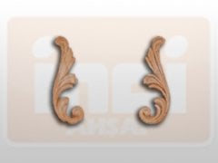 811170 AHŞAP APLİK 15x5cm