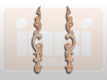 811200 AHŞAP APLİK 30.5x5cm