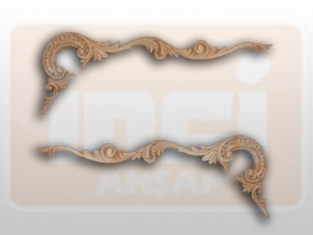811230 AHŞAP APLİK 47x17cm
