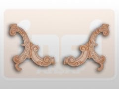 811250 AHŞAP APLİK 25x21cm