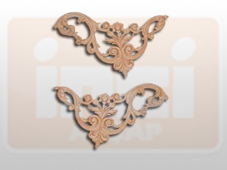 811270 AHŞAP APLİK 28x24cm