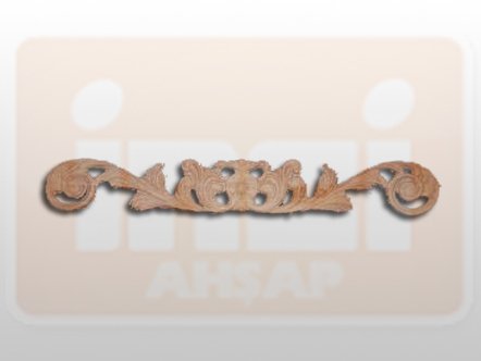 811310 AHŞAP APLİK 42x6cm