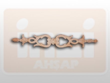 811450 AHŞAP APLİK 28x5cm