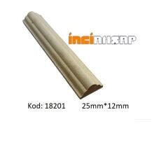 18201-DEKORATİF ÇITA MDF-25mm x 12mm x 2800mm