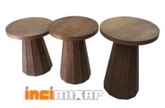 43436-AHŞAP KAPLAMALI FIÇI SEHPA AYAK - BOY 45-50-55 CM (1 TK)