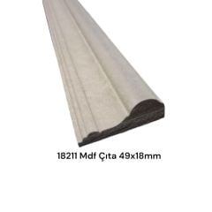 18211-DEKORATİF ÇITA MDF-49mm x 18mm x 2800mm