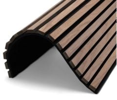 AKUSTİK DUVAR PANELİ 60cmx280cm (Teak)- 3mm Keçeli