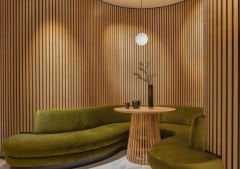 AKUSTİK DUVAR PANELİ 60cmx280cm (Teak)- 3mm Keçeli