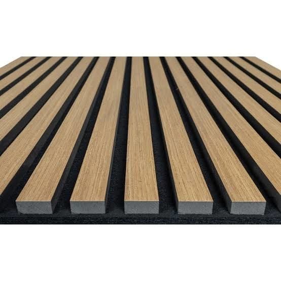 AKUSTİK DUVAR PANELİ 60cmx280cm (Teak)- 3mm Keçeli