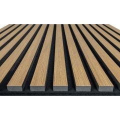 AKUSTİK DUVAR PANELİ 60cmx280cm (Teak)- 3mm Keçeli