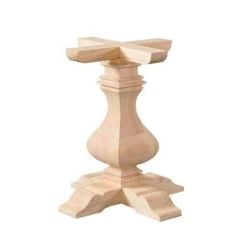 43425-TEKLİ AHŞAP MASA AYAK - 23CM ÇAP-75CM